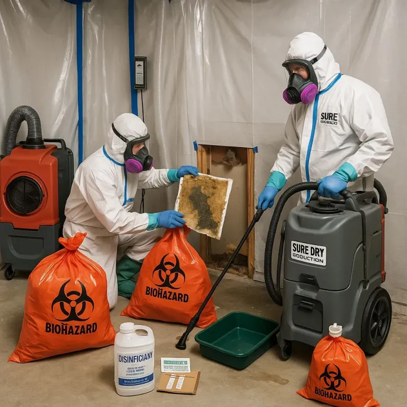 Contaminated Water Handling Protocols process in Playita Cortada, PR